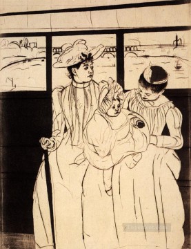  hijo Obras - En The Omnibus madres hijos Mary Cassatt